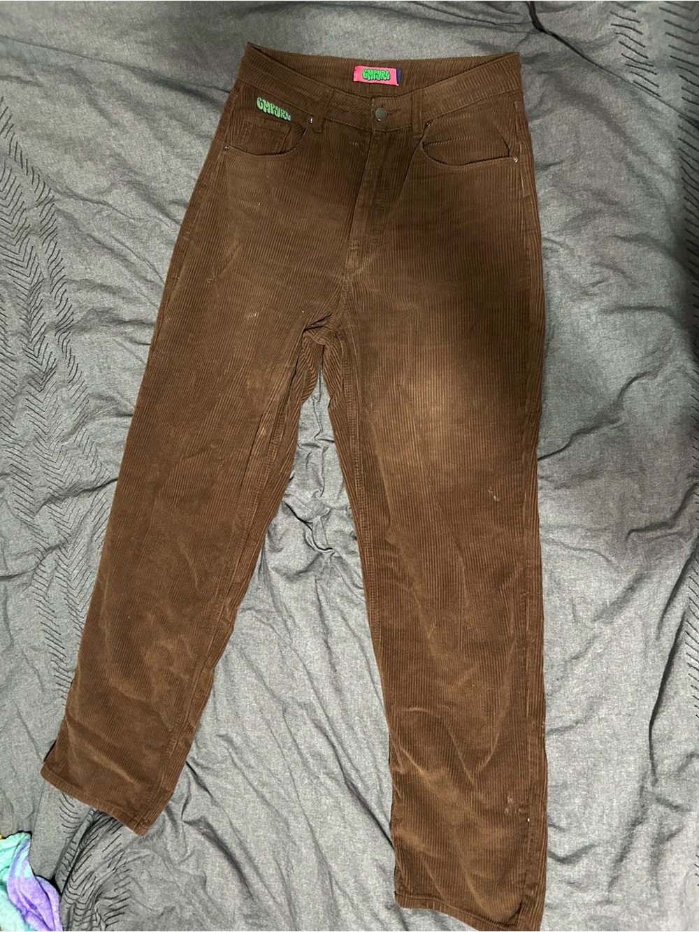 Brown Empyre Baggy Corduroy Skate Pants